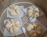 Foto langkah ke 9 dari resep Bakpao (No Mixer) Isi Ayam Kecap.