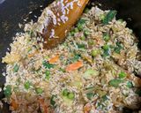 A picture of step 1 of Bottle gourd sambar rice one pot meal.