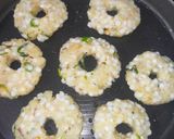 A picture of step 5 of Sago- potato meduvada..