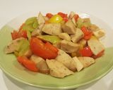 รูปขั้นตอนการทำที่ 4 ของ หมูยอผัดพริกหวาน ง่ายมากๆ