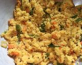 A picture of step 5 of Semolina Vegetable Upma.