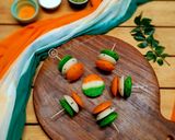 A picture of step 5 of Tricolor mini Idli - kids favorite - Tiffin Recipe.