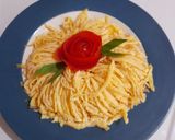 Foto langkah ke 3 dari resep Telur Dadar Iris.