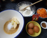 Foto del paso 1 de la receta: Pastel de manzana y zanahorias