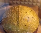 Foto langkah ke 21 dari resep Wijen Hitam Putih Pandan Sourdough Bread (Open Bake Method).