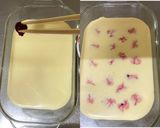 A picture of step 2 of Cherry🍒 and Mascarpone Cheese Bake.