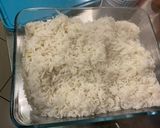 Une image de l'étape 1 de Riz aux chorizos, aubergine et poivron.