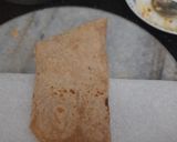 A picture of step 4 of Paneer Roll.