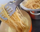 Foto del paso 5 de la receta Espaguetis con limón, parmesano y nata