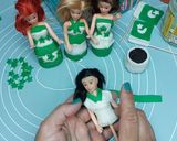 A picture of step 6 of Mini Readymade cupcakes fondant dolls 🇵🇰.