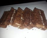 A picture of step 5 of Chocolate fudge cake.