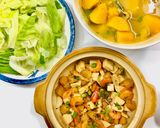 Hình bước làm 3 của món Chả Lụa Tôm Khô Kho Quẹt