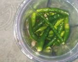 Foto langkah ke 3 dari resep Cumi Asin Petai Sambal Hijau.