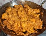 A picture of step 8 of Kadhai chicken.