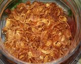 Hình bước làm 7 của món Hành phi thơm giòn ^^