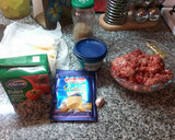 Foto del paso 1 de la receta: Pastel de carne a los cuatro quesos