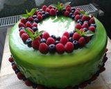 Tort na Dzień Mamy z błyszczącą polewą krok przepisu 8 zdjęcie