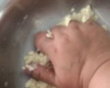 A picture of step 1 of Chhana'r Jilapi or Chhena (Paneer) Jalebis.