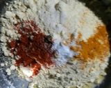 A picture of step 2 of Namkeen Boondi.