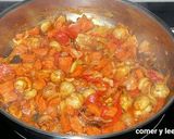 Foto del paso 5 de la receta Codornices a la cazadora con salsa de chocolate