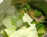 A picture of step 2 of Cucumber Lassi.