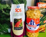 Foto del paso 1 de la receta: Espinacas, quinoa y garbanzos