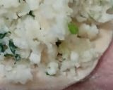 A picture of step 3 of Mooli (radish) parathe.