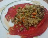 Foto del paso 4 de la receta: Pimientos rellenos de carne y verduritas
