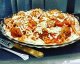 A picture of step 13 of Meat ball spaghetti Fries.