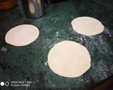 A picture of step 4 of Poori with Basundi.