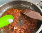 Gambar langkah 4 resipi Sawi Tumis Udang Kering.