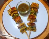 A picture of step 6 of Makhmali Paneer Tikka.