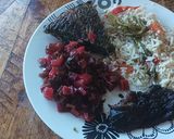 Foto del paso 2 de la receta: Ensalada de tallos de beterraga