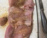A picture of step 1 of Chicken Philly Sandwiches.