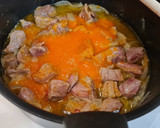 Foto del paso 3 de la receta: Ternera guisada con sitake y calabacín