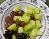 Foto langkah ke 1 dari resep Melon Kurma Yoghurt.