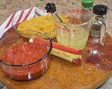 A picture of step 3 of Instant Pot Penne Pasta with Meat Sauce.