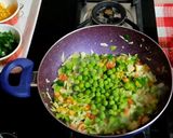 A picture of step 5 of Hot and Sour Soup.