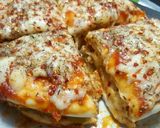 A picture of step 13 of Pizza Sandwich 😋.