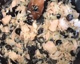 Foto del paso 3 de la receta: Pasta de calabacín en salsa alfredo con pollo y champiñones