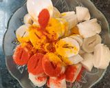 A picture of step 1 of Masala soya chaap.