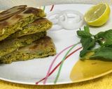 A picture of step 12 of Egg Mughlai Paratha.