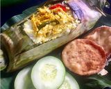 Foto langkah ke 6 dari resep 184. Nasi Bakar Ayam Suwir #Matsu.