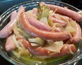 Foto del paso 7 de la receta Salchichas frescas de pollo al vino