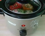 Foto del paso 5 de la receta: Pimientos rellenos a la Barrabás (Olla de cocción lenta-SlowCook)