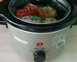 Foto del paso 5 de la receta: Pimientos rellenos a la Barrabás (Olla de cocción lenta-SlowCook)
