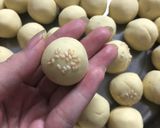 Hình bước làm 3 của món Bánh khoai lang nhân chà bông 🍠