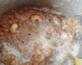 A picture of step 3 of Millet sweet pongal.