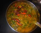 A picture of step 4 of Moongdal chutney.