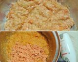 Foto del paso 8 de la receta Canelones rellenos de puerros y langostinos con bechamel de romesco